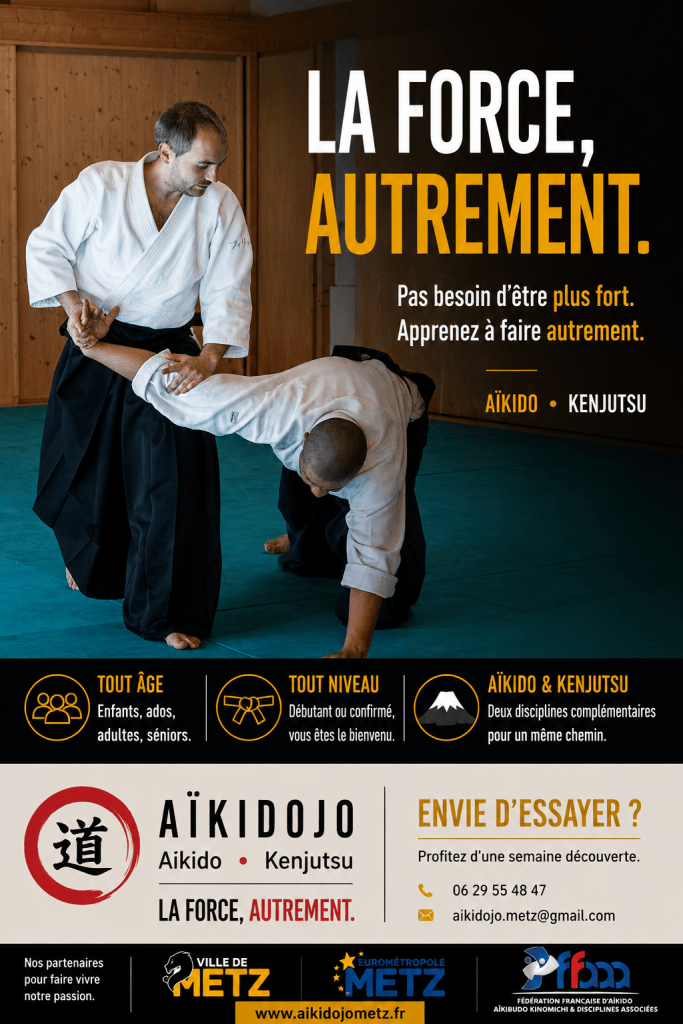 Affiche AIKIDOJO : La force autrement