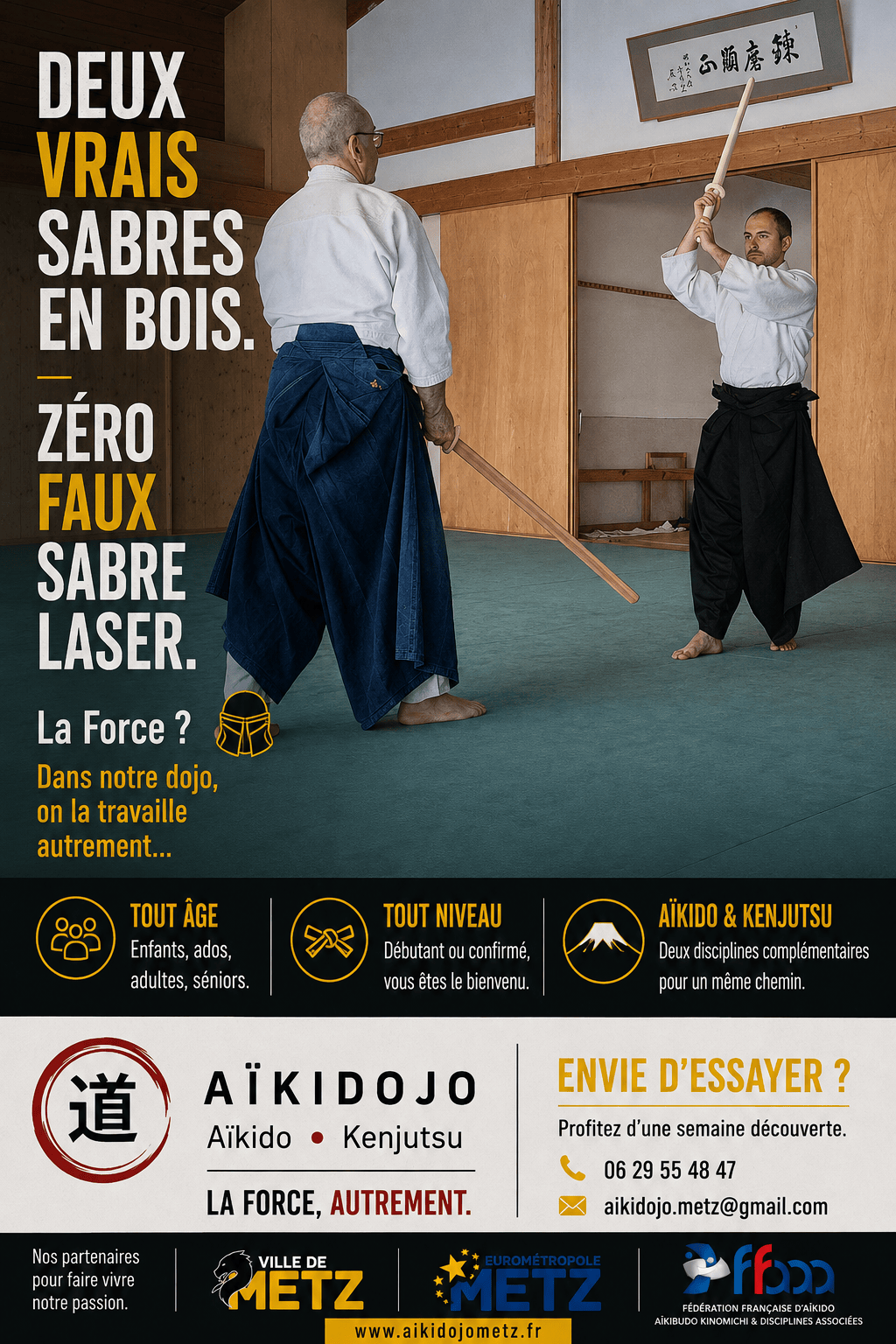 Deux sabres en bois. Zéro sabre laser. —&nbsp;2/6