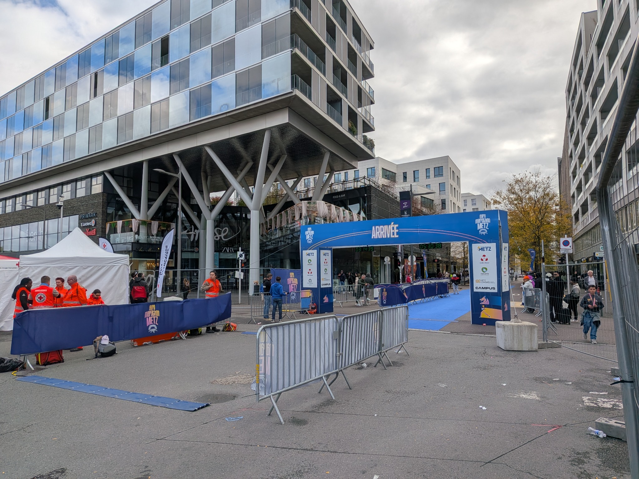 L’arrivée de l’Euro Marathon Metz.